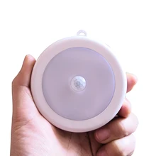 Светодиодная подсветка под шкаф 6 светодиодный s беспроводной Ночной светильник с датчиком движения PIR аварийная лампа шкаф ящик кухонный шкаф светильник s