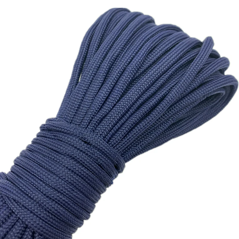 0.5/0.8/1.0/1.5/2.0/4mm 10yards Parachute Cord DeepRed Rope Lanyard Climbing Camping Survival Equipment Paracord Bracelet