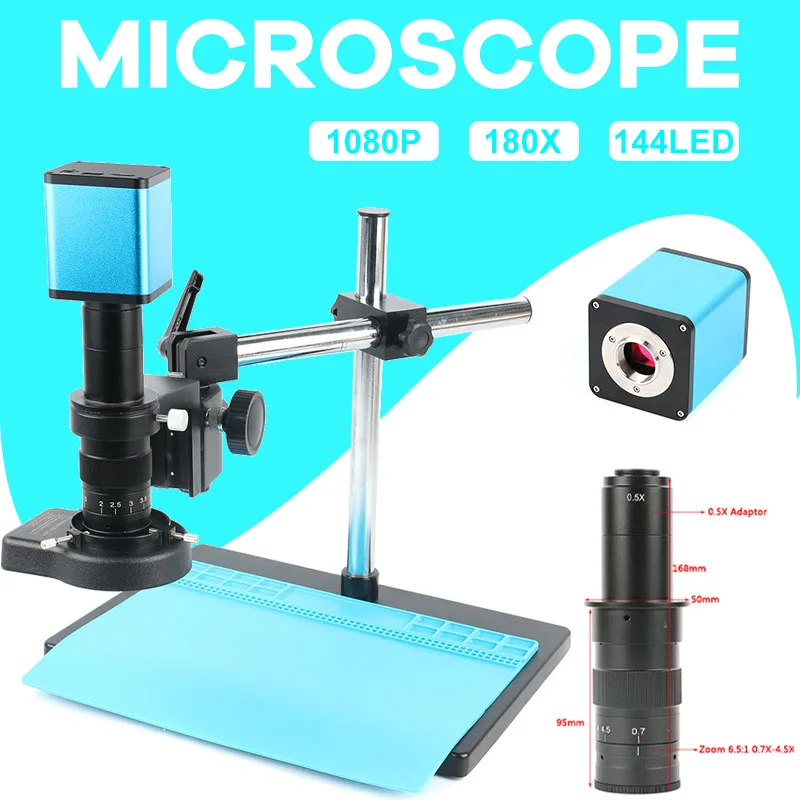 

2019 Digital Microscope Camera FHD 1080P Industry Autofocus IMX290 Video U Disk Recorder CS C Mount Camera For SMD PCB Soldering