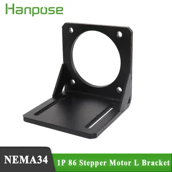 

1PCS for Hobby CNC 3D Printer 86 Stepper Motor NEMA34 Accessories L Mounting Bracket Mount fixed support Shelf
