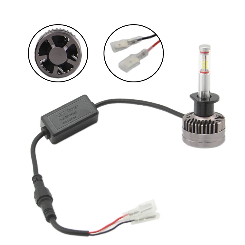 LED 4300K S2 H4 H7 H1 COB LED Headlight Bulbs H11 H13 12V 9005 9006 H3 9004 9007 9012 72W 8000LM Car LED lamp 3000K 8000K 6500K 5