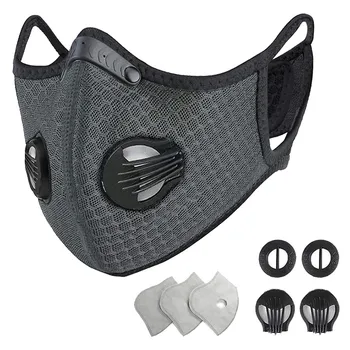 

Unisex Dust With One Respirator Two s And Three Filter Cotton Reusable Sheet headwear wraps scarves maske dropshipping