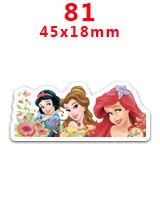 81 30 шт мультяшный персонаж плоское украшение из смолы PR9770 - Цвет: 81