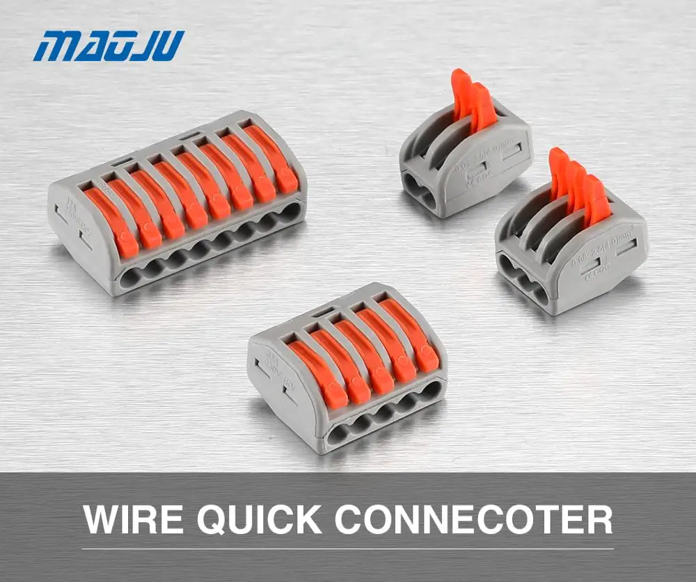 

10pcs pct212 pct213 pct214 pct215 splice terminal block wire connector compact terminal conductor