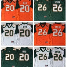 Мужские майки для колледжа, сшитые, Размер S-3XL,, белый цвет,#26, Шон Тейлор#20, ed REED