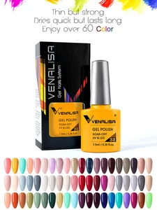 Модный Блестящий УФ-гель Venalisa 7,5 мл, отмачиваемый светодиодный Гель-лак для ногтей, косметика для дизайна ногтей, маникюрный Гель-лак VIP3, лак ...