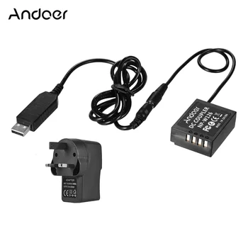 

Andoer 5V USB to NP-W126 Dummy Battery Pack DC Coupler with Power Adapter for Fuji Cameras X-A1/X-A2/X-A3/X-E1/X-E2/X-M1/X-Pro