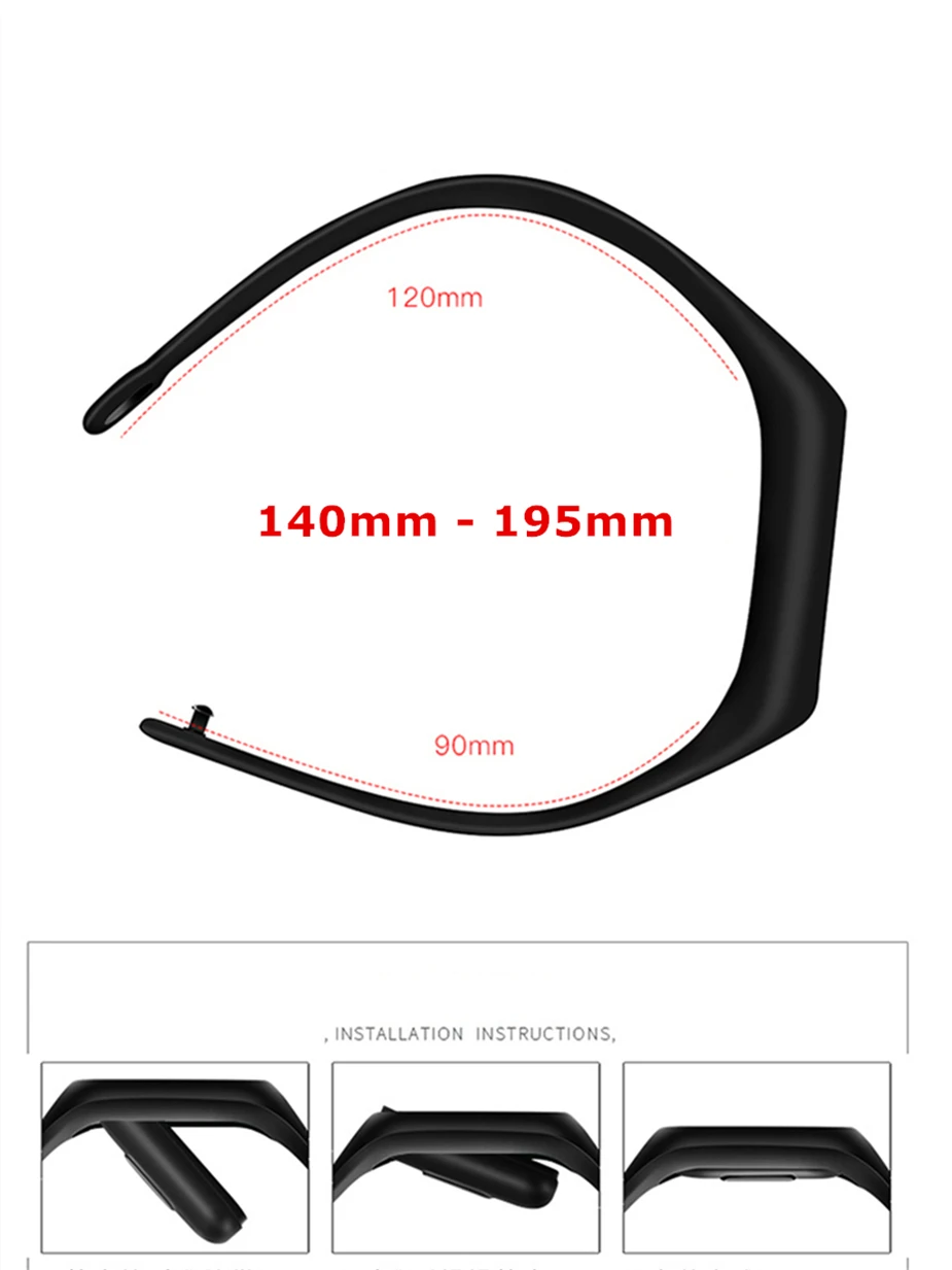 Новый модный силиконовый сменный ремешок для часов Xiaomi mi браслет 3 4 miband аксессуар
