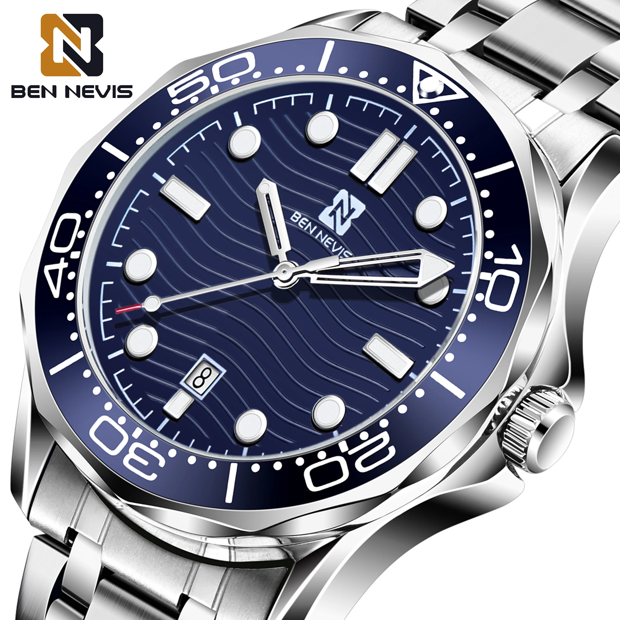 BEN NEVIS Brand quartz watch luminous business watch automatic sports watchQuartz Watches