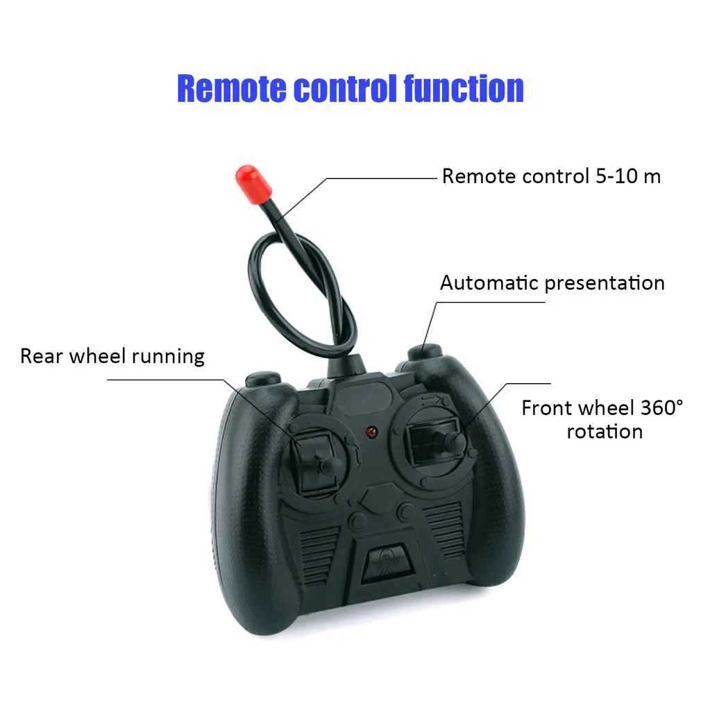 360 Tumbling Electric Controlled RC Stunt Dancing Car Flashing Light Dasher Vehicle Kids Remote Control Toy