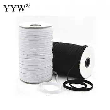 

3mm 6mm 10mm Handmade String for DIY Mask Elastic Mask Rope White Earloop Cord Ear Tie Rope Strap Sewing Braided Elastic Band