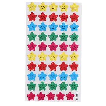 

Self Adhesive Assorted Color Smile Face Star Stickers 50 Reward Stickers Students Rewards Teachers Supplies