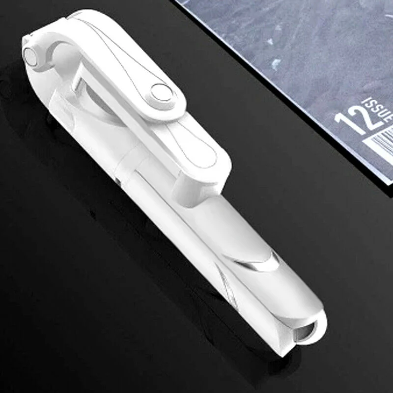 XT-09 Multi-Function Live Broadcast Mobile Bluetooth Self-Timer Pole Tripod-Hot - Цвет: White