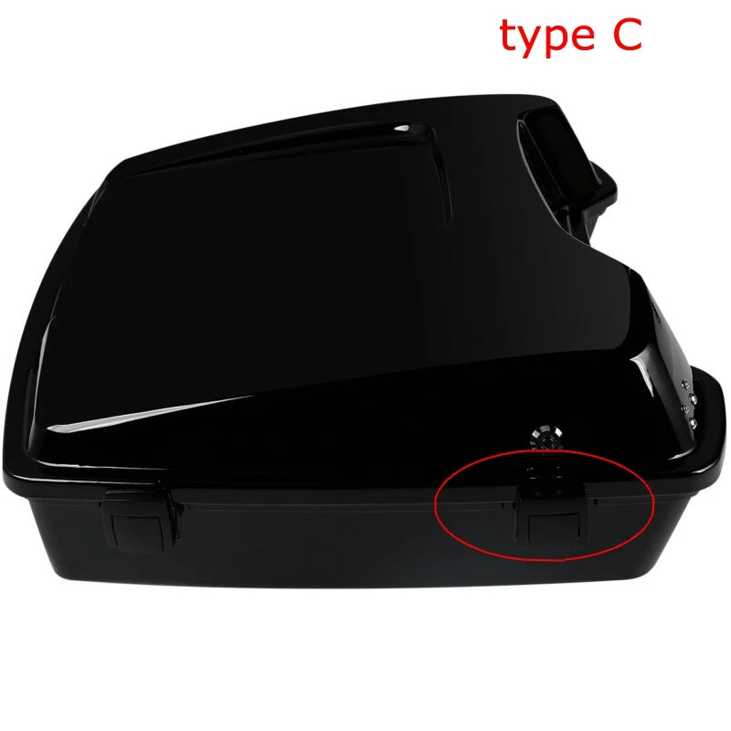 5 &quotбритвенный Тур Pack багажник с металлической основой для Harley Touring Road King Street Electra