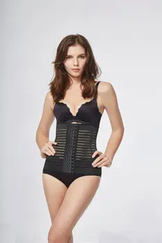 

Hollow Breathable Shapers Four-Seasons Type 6-Yard 4-Breasted Ultra-High Waist 15-Button Steel Rib Abdomen Belt Waistband