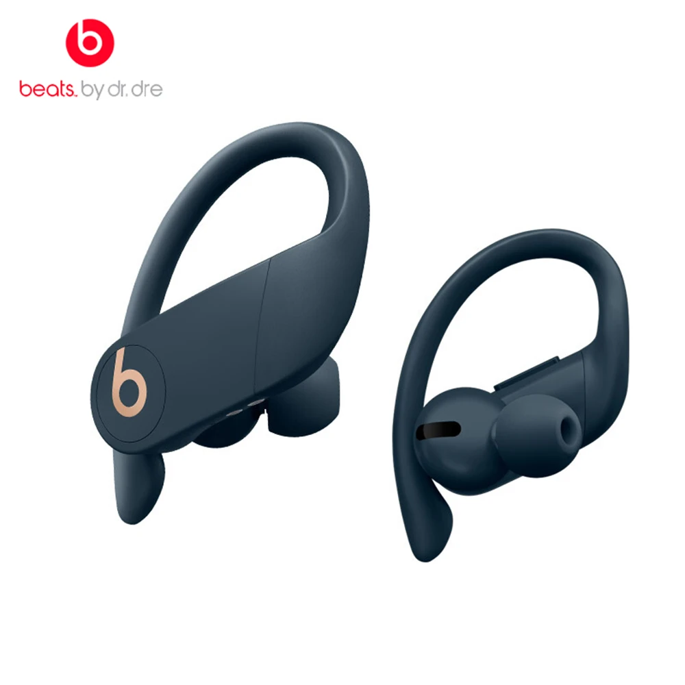 Новинка, наушники Beats с Bluetooth, Powerbeats Pro, полностью беспроводные наушники, TWS наушники, спортивные наушники с защитой от пота, зарядный чехол - Цвет: Синий