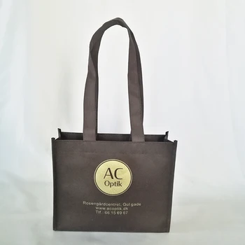 

1000pcs/lot Promotional Eco-friendly Small Size Brown Non Woven Shopping Tote Bag Grocery TNT Storage Package Bag for Accessory