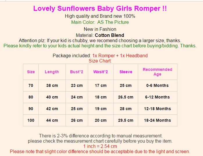 Baby Girl Bodysuit Toddler Newborn Sunflower Clothes Ruffle Long Sleeve Round Neck Jumpsuit Headband Clothing Outfit