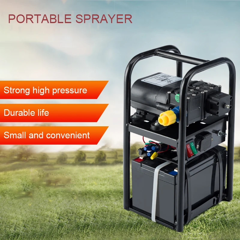 

Agricultural high-pressure small multi-function portable electric sprayer new double pump charging spray intelligent sprayer
