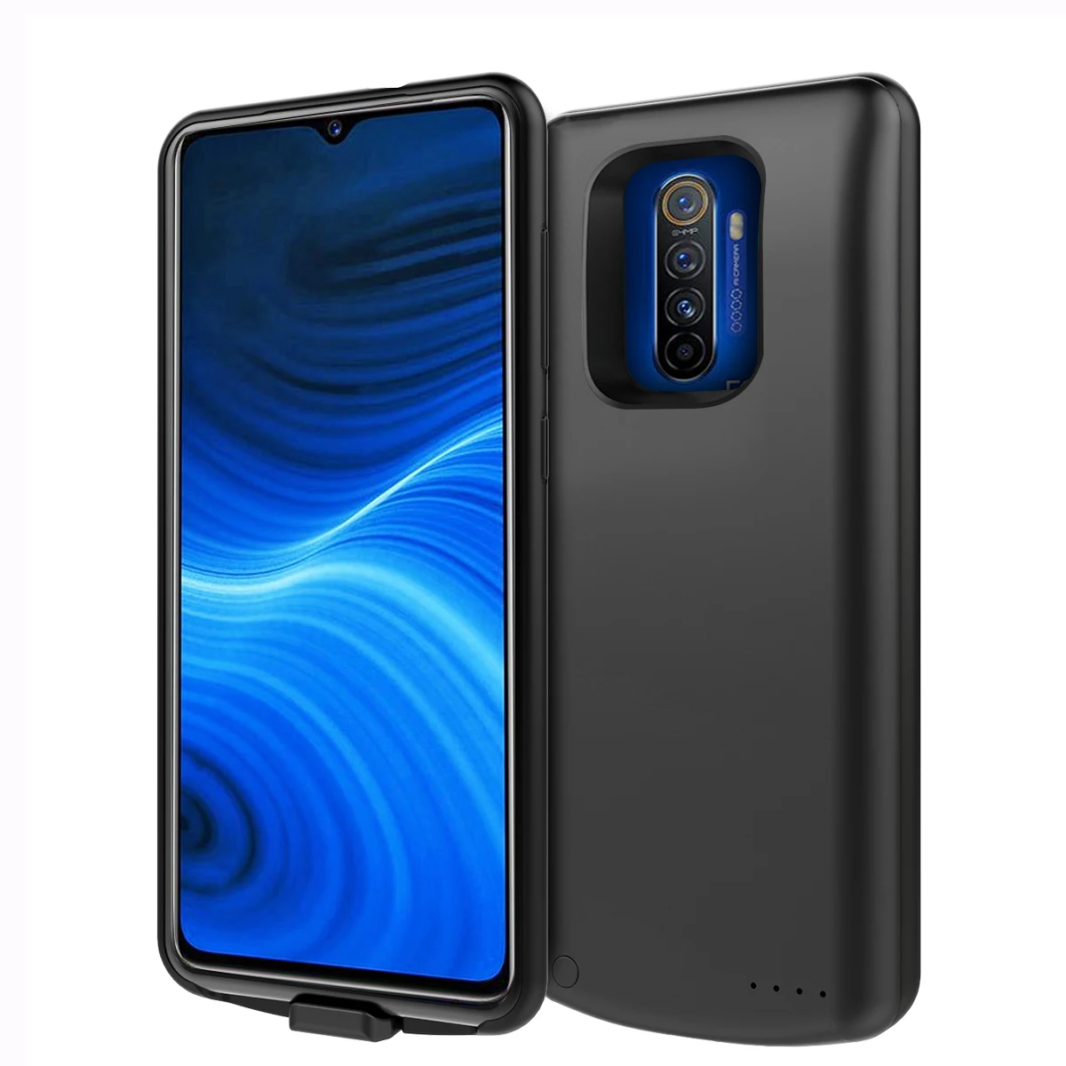 

For Oppo Realme X2 Pro Battery Case 6500mAh Extended Charger Backup Power Bank Protective Cover Realme X2 Pro Case Shockproof