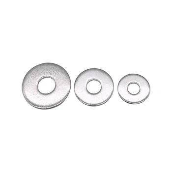 

50pcs M2.5 M3 M3.5 M4 M5 M6 Increase wide flat washers adjustment washer metal meson gaskets stainless steel gasket