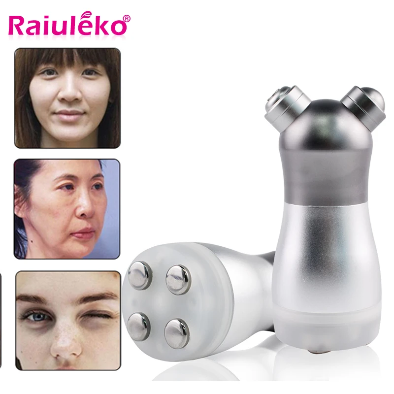 Светодиодный фототерапевтический роликовый массажер Raiuleko для лифтинга лица