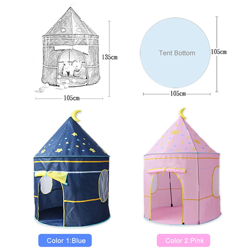 Детская палатка, детская палатка, крытый, уличный, игровой домик, портативный Замок принцессы, Детская игровая палатка для детей, подарок на день рождения, Рождество