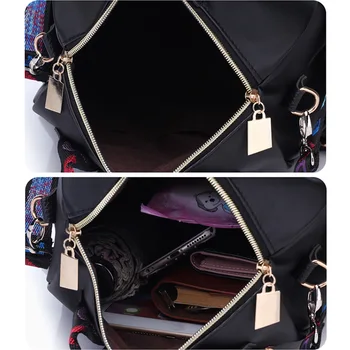 

1 Pcs Women Backpack Zipper Waterproof Large Capacity Fashion for Travel Mobile Phone S55