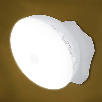 

USB Charging Home Bedroom LED Night Lamp Motion Sensor Stairway 360 Degree Rotation Auto On Off Cabinet Garage Toilet Corridor