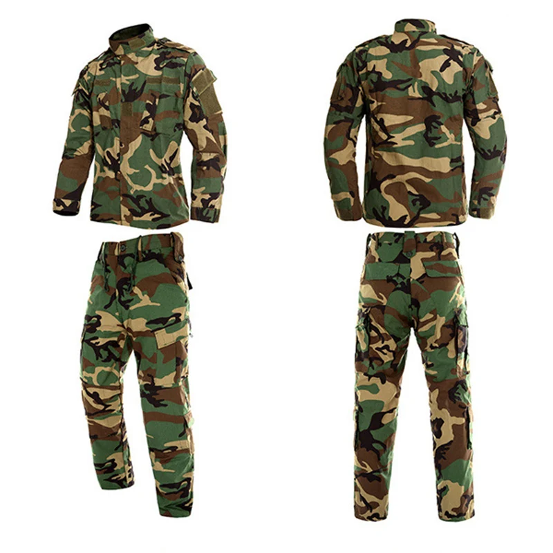 Военная тактическая Униформа унисекс, камуфляжный армейский костюм ACU, армейский костюм для тренировок, страйкбола, пейнтбола, куртки - Цвет: Color7