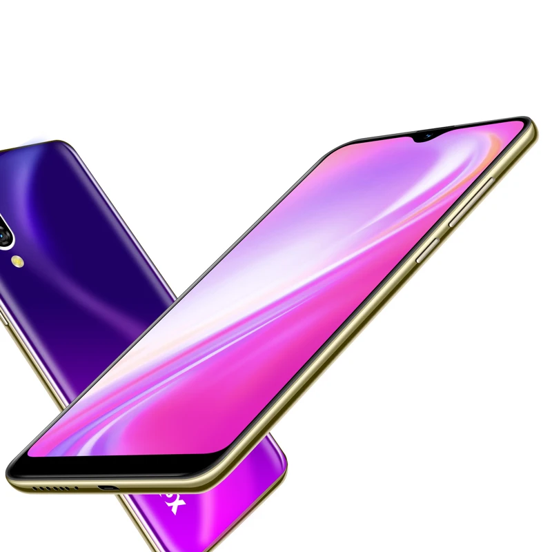 XGODY 3G Mobile Phone Note 7 2GB 16GB Smartphone 6.26'' Waterdrop HD Screen MTK6580 Quad Core Android 9.0 Face ID Unlock 2800mAh