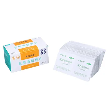

Fast shipping 100Pcs Multi-Purpose Alcohol Prep Pads Sterile Disposable 75% Alcohol Wet Wipes Individually Packaged Box