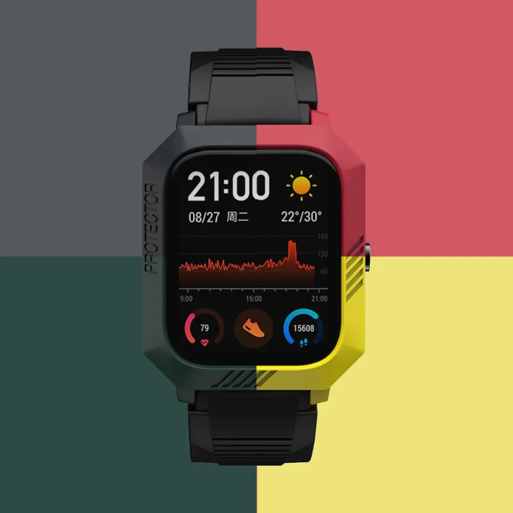 

SIKAI Smart Watch Strap Case For Xiaomi Huami Amazfir GTS Smart Watch Charger Watch Band For Huami Amazfit GTS Screen Film