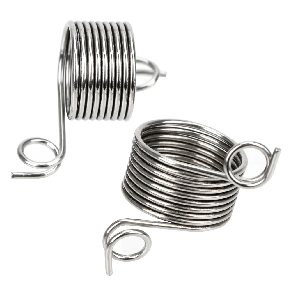 Knuckle Assistant Stainless Steel Jacquard Needle Ring Type Knitting Tools Spring Guides Needle Thimble Finger Wear Thimble Yarn