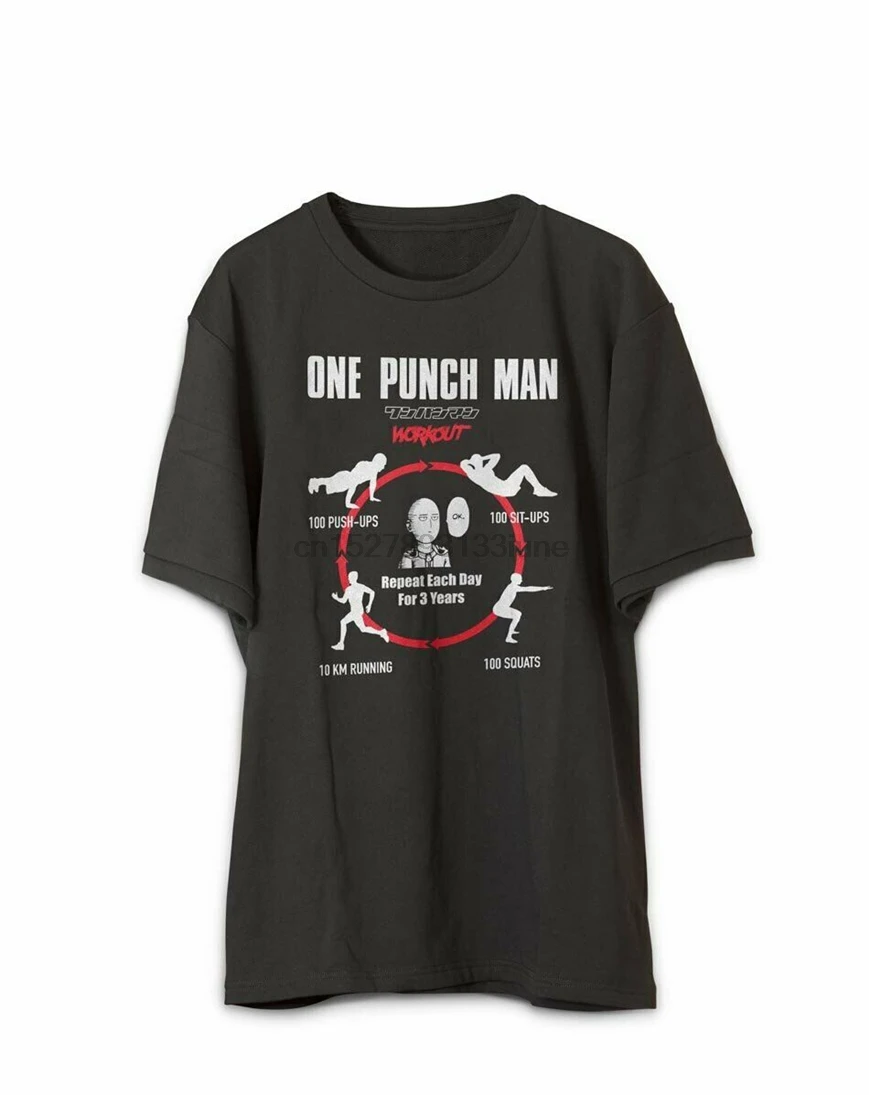Футболка One Punch Man Harajuku топы модная Классическая футболка новый крутой дизайн |