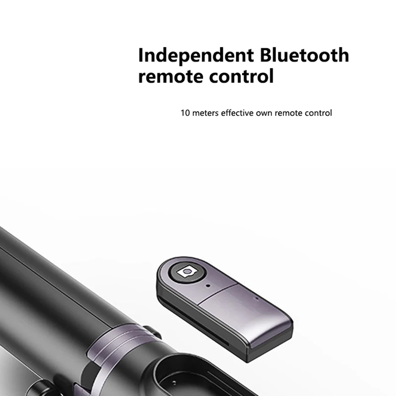 Koop 3 In 1 Draadloze Bluetooth Selfie Stick Opvouwbare Handheld Monopod Shutter Remote Uitschuifbare Mini Statief Voor Iphone Android  huawei