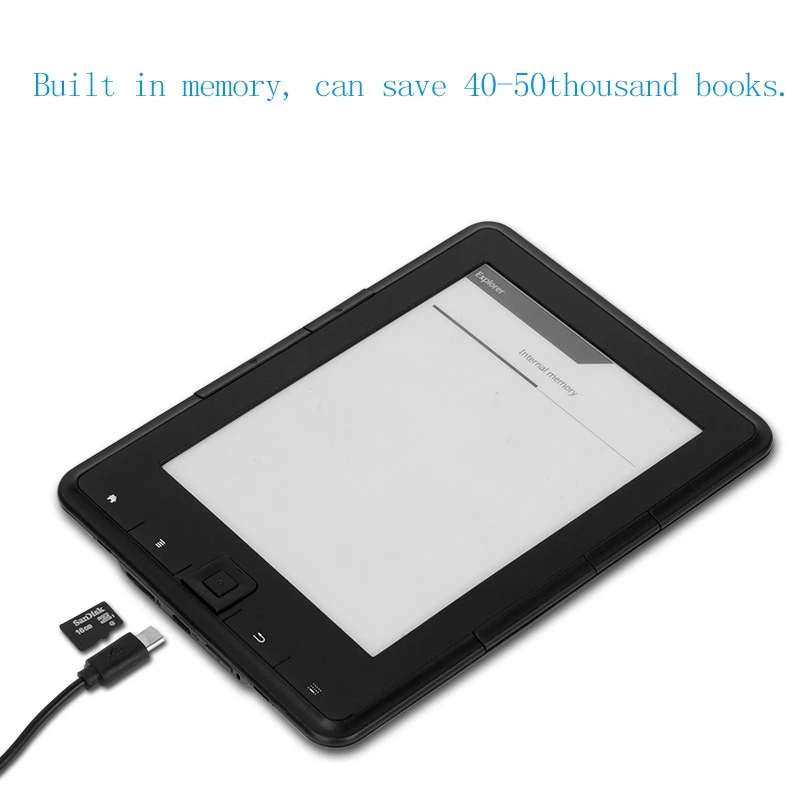 ABKT-6 дюймовый электронная книга с разрешением E-Ink 800x600 4 электронная книга с электронным чернилом
