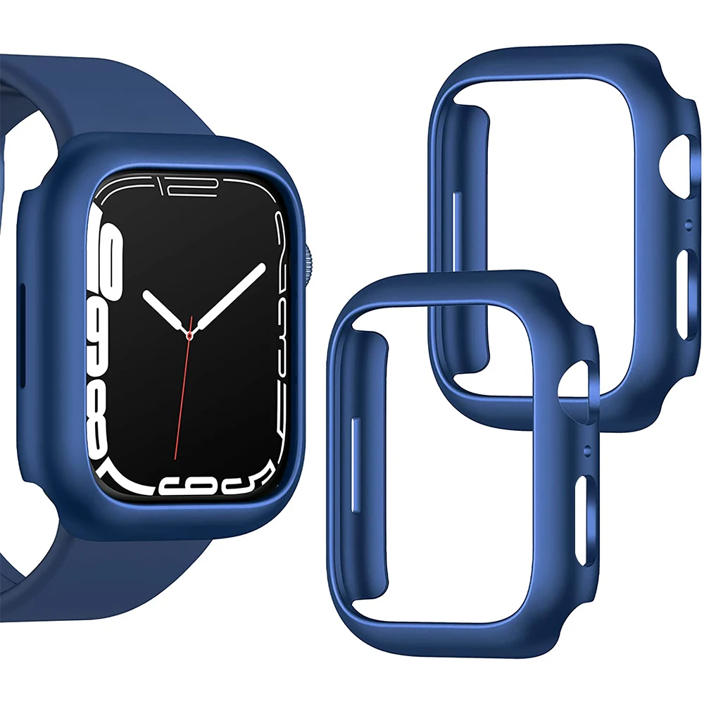 Cover for Apple Watch  45mm 41mm  44mm  40mm 42mm 38mm Shock-Proof Resist Bumper Protective Case for iWatch SE 7 6 5 4 3 2 1