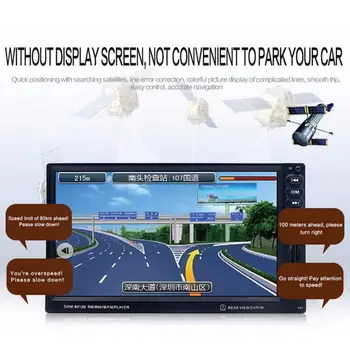 

New 8012g Vehicle MP5 Navigation 7-inch Touch Navigation Integrated Machine multimedia player Gps Navigation Bluetooth