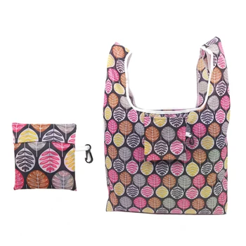 

Pouch Polyester Large Simple Folding Portable Shopping Bag Eco-friendly Fashion Reusable Causal Tote Women Storage