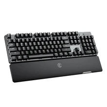 GameSir GK300 2,4 GHz Drahtlose Mechanische Gaming Tastatur, Bluetooth Tastatur, Aluminium Legierung, mit Handgelenk Rest, für Telefon/PC