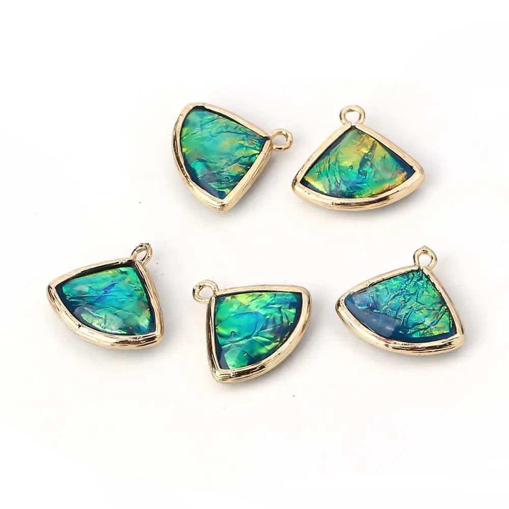 DoreenBeads 5 шт. радужные Подвески Aurora Borealis для изготовления ювелирных изделий