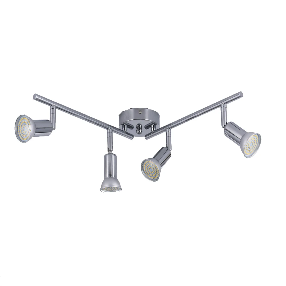

2020 1/2/3/4 heads Rotatable led ceiling light angle adjustable showcase ceiling lamp with GU10 led bulb Living Room LED