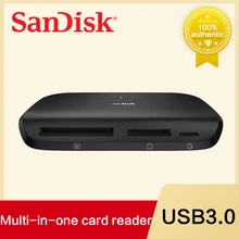 SanDisk Memory SDDR 489 Card Reader USB 3.0 Imagemate PRO Reader for SD SDHC SDXC microSDHC microSDXC cards up to UDMA 7