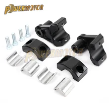 Универсальный руль мотоцикла Riser 22 мм 28 мм Бар стояки БАРС зажим ручка для BMW SUZUKI DUCATI KTM KAWASAKI HONDA YAMAHA