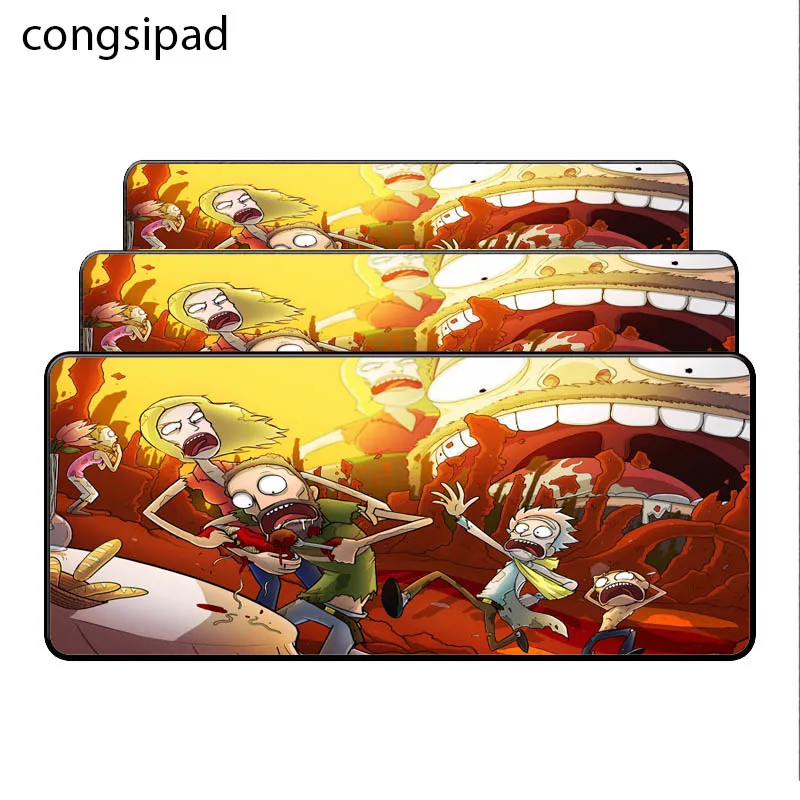  900*400mm Funny Anime great lock edge Mousepad rubber Game mat computer Mouse pad for optical laser