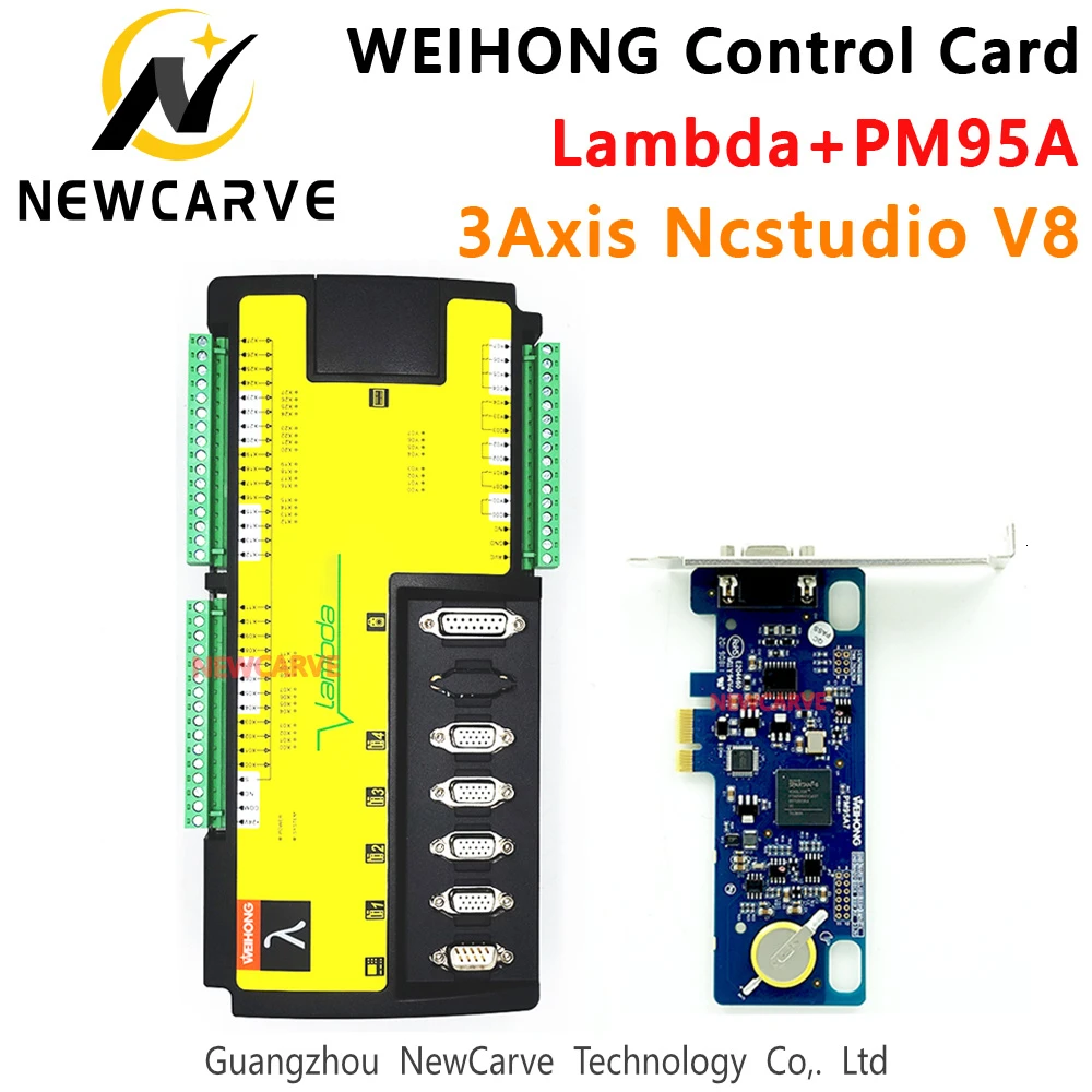 WEIHONG Nc Studio CNC Control ler 3 осевая карта управления PM95A 3S + lambda для ATC маршрутизатор