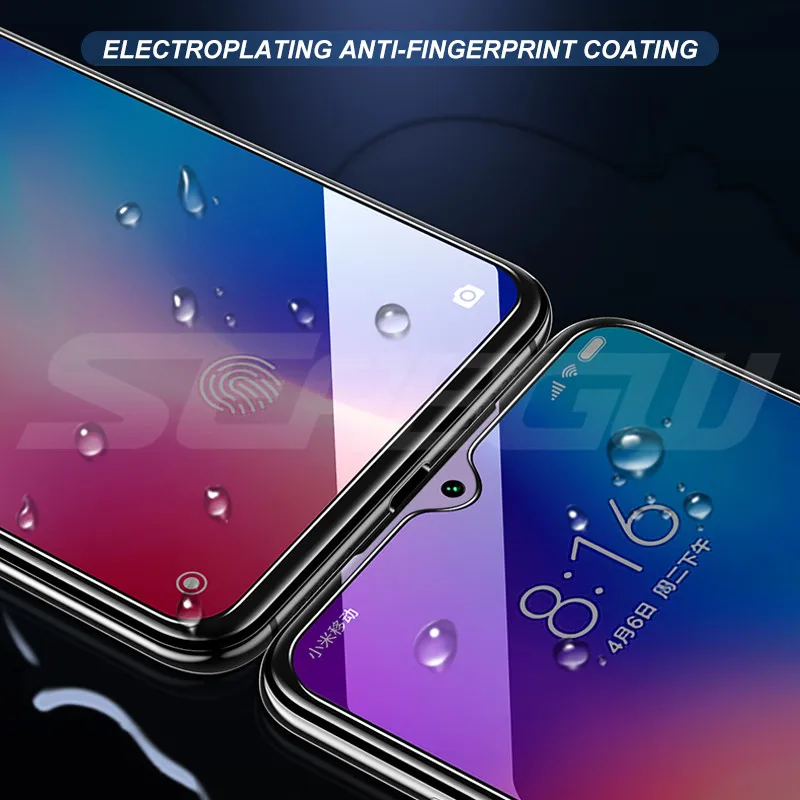 Защитное стекло 9H для Xiaomi mi 9 8 SE 9T Pro A3 A2 Lite защита экрана mi CC9 CC9E Play F1 чехол с пленкой из закаленного стекла