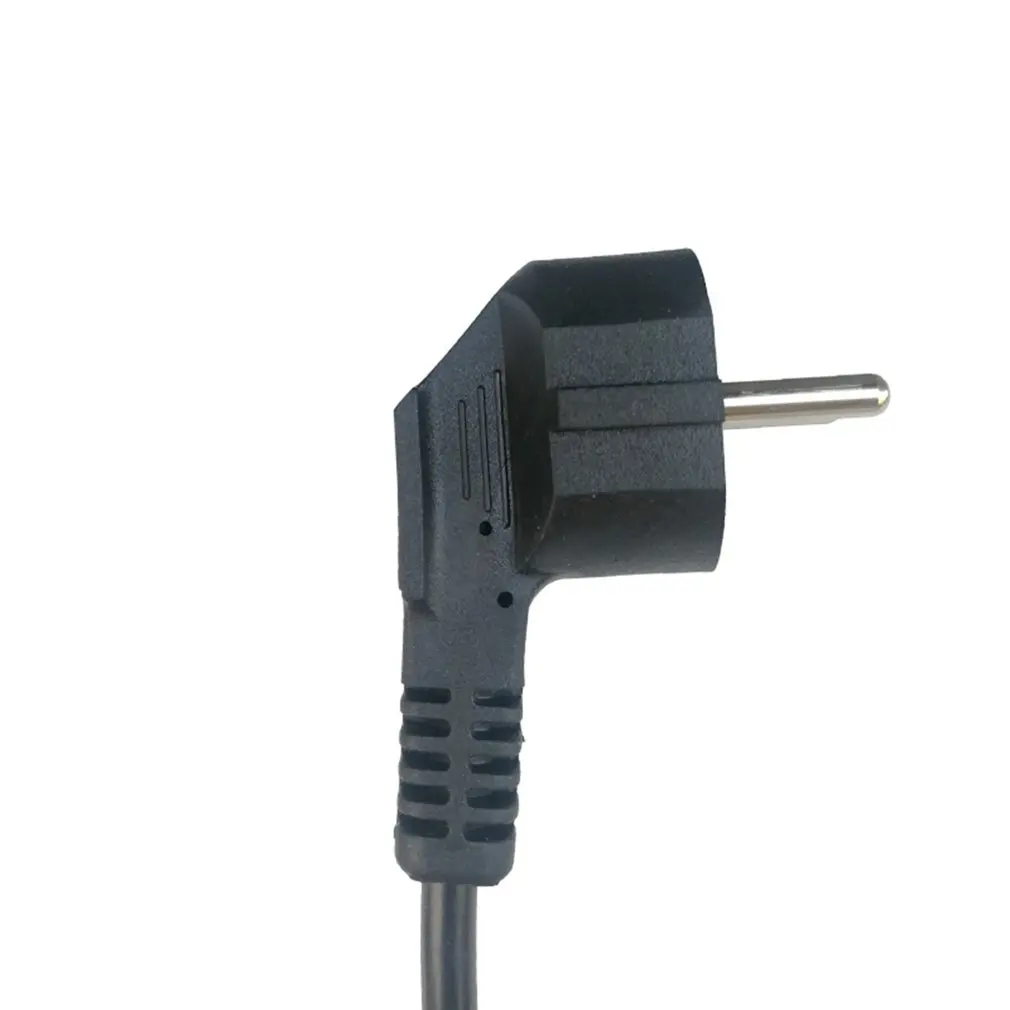 EU Power Cord 1.5m Angle Plug IEC C13 Power Supply Cable For Projector PC Monitor Printer for Samsung for LG TV