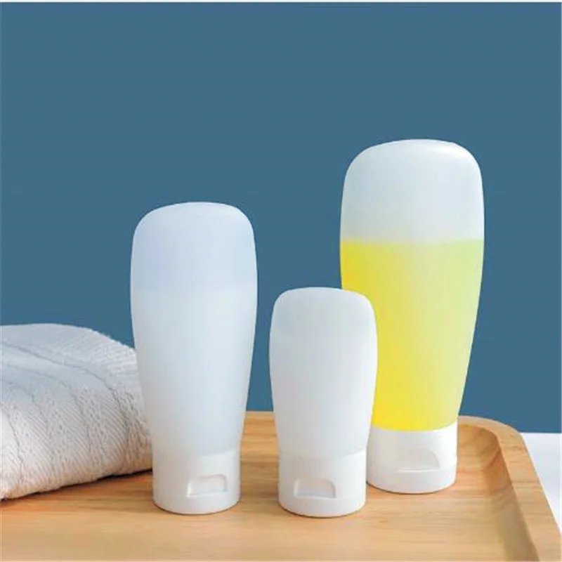 

Simple Empty Frosted Soft Refillable Plastic Lotion Tubes Squeeze Cosmetic Packaging Facial Cream Flip Cover Hose 2019 New
